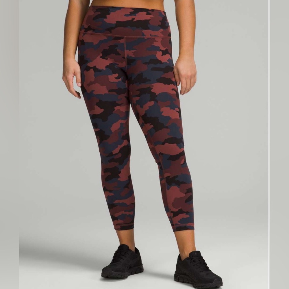 🍋 NWOT Lululemon Wunder Train High-Rise Tights 25” * Full-on Luxtreme